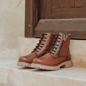 Botas Militares Mujer Marma Cuero